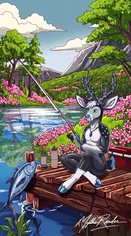 Kaisei fishing by Myth Render