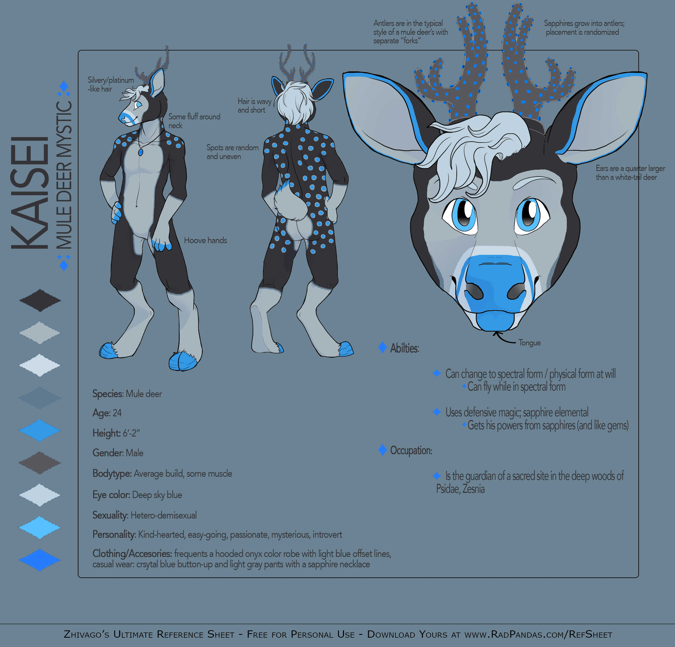 Reference Sheet of Kaisei